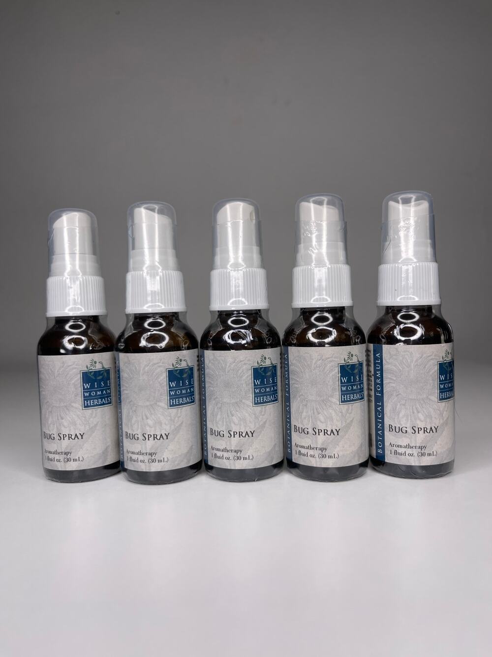 Set of 5 Wise Woman Herbals — Aromatherapy Bug Spray + Essential Oils  — 1oz NEW